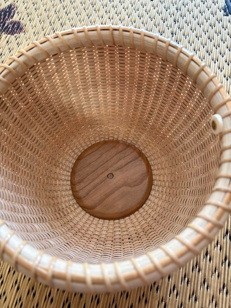 ナンタケットバスケット ６インチ持ち手付き