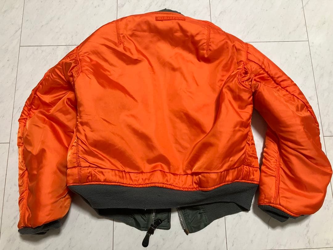 70s MA-1 フライトジャケット 実物 アルファ社製 M USA製