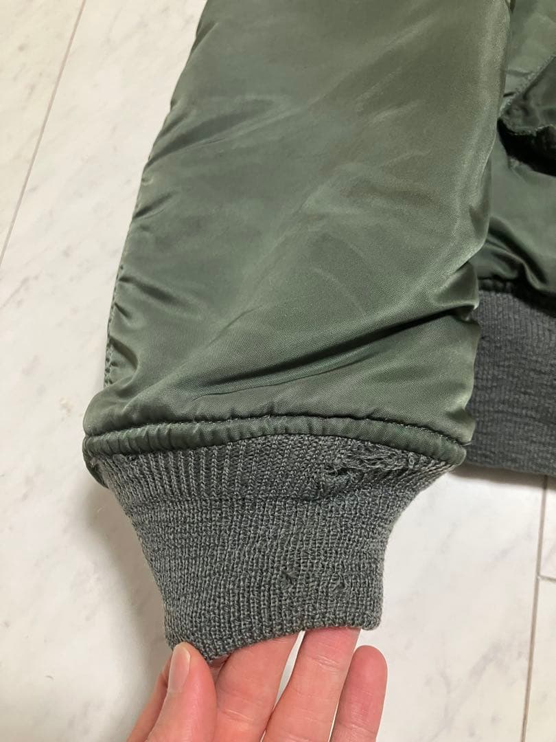 70s MA-1 フライトジャケット 実物 アルファ社製 M USA製