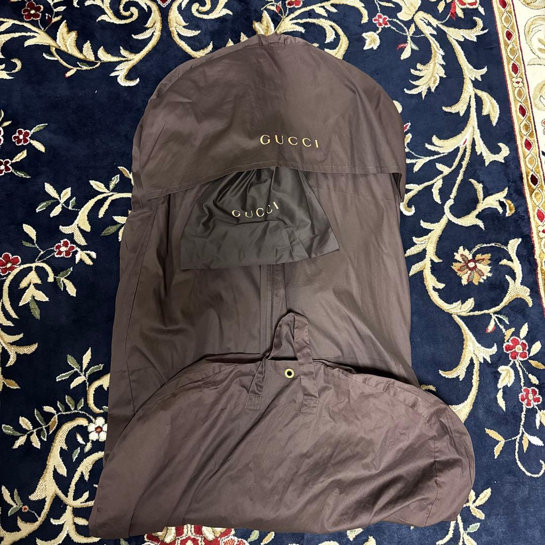 GUCCI ホワイト トレンチコート ベルト付き