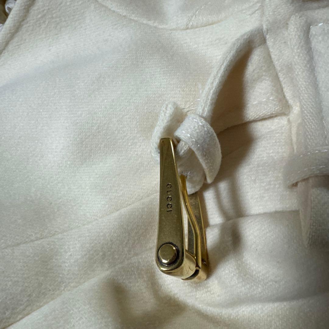 GUCCI ホワイト トレンチコート ベルト付き