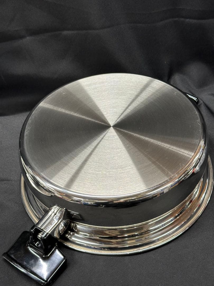 保管品】Cook Best T304 7-Ply 蒸し器 両手鍋 26cm