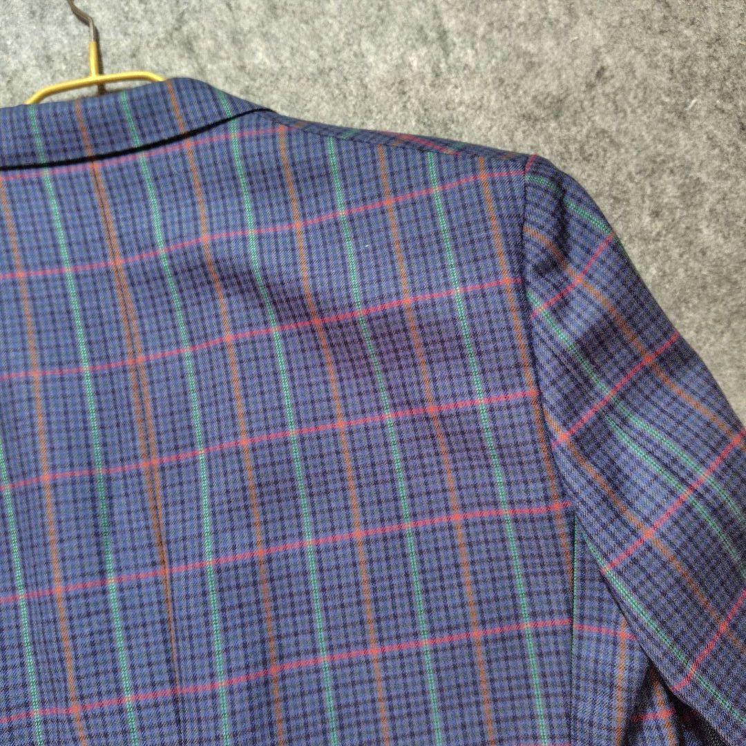 フランス製　クリスチャンディオール　ムッシュ　テーラードジャケット　チェック柄