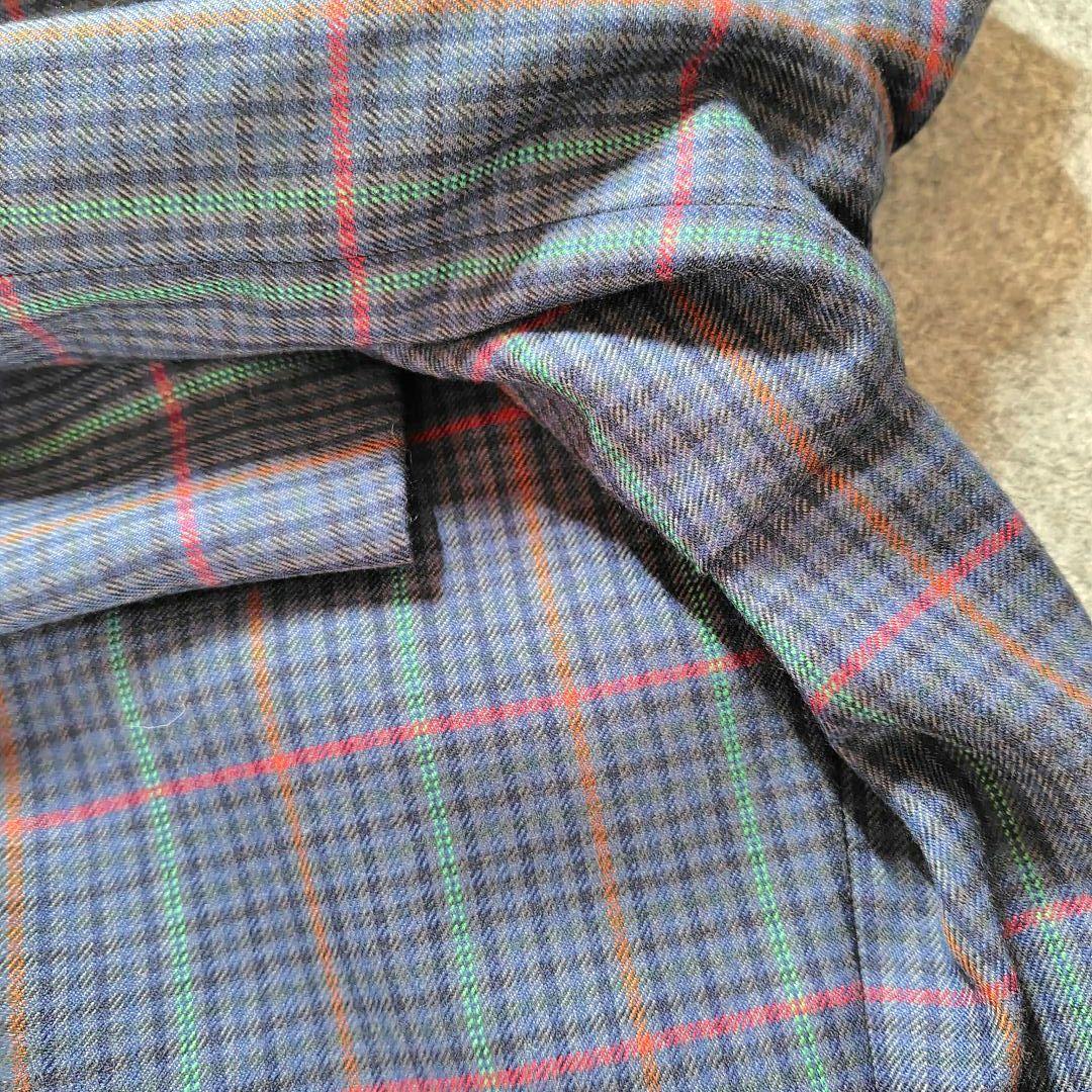 フランス製　クリスチャンディオール　ムッシュ　テーラードジャケット　チェック柄