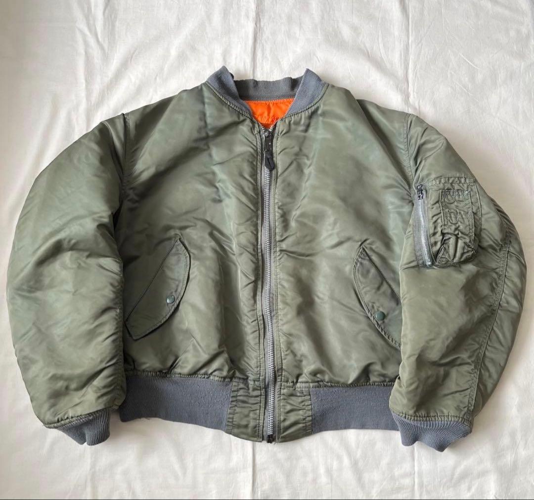 90s alpha ma-1 USA製 アルファ IDEAL フライトジャケット - メルカリ