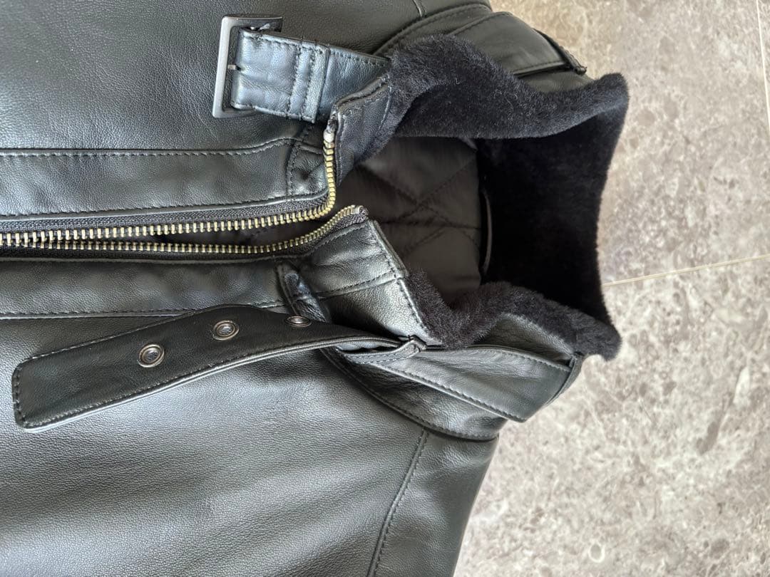 カルバンクライン　羊革レザージャケット