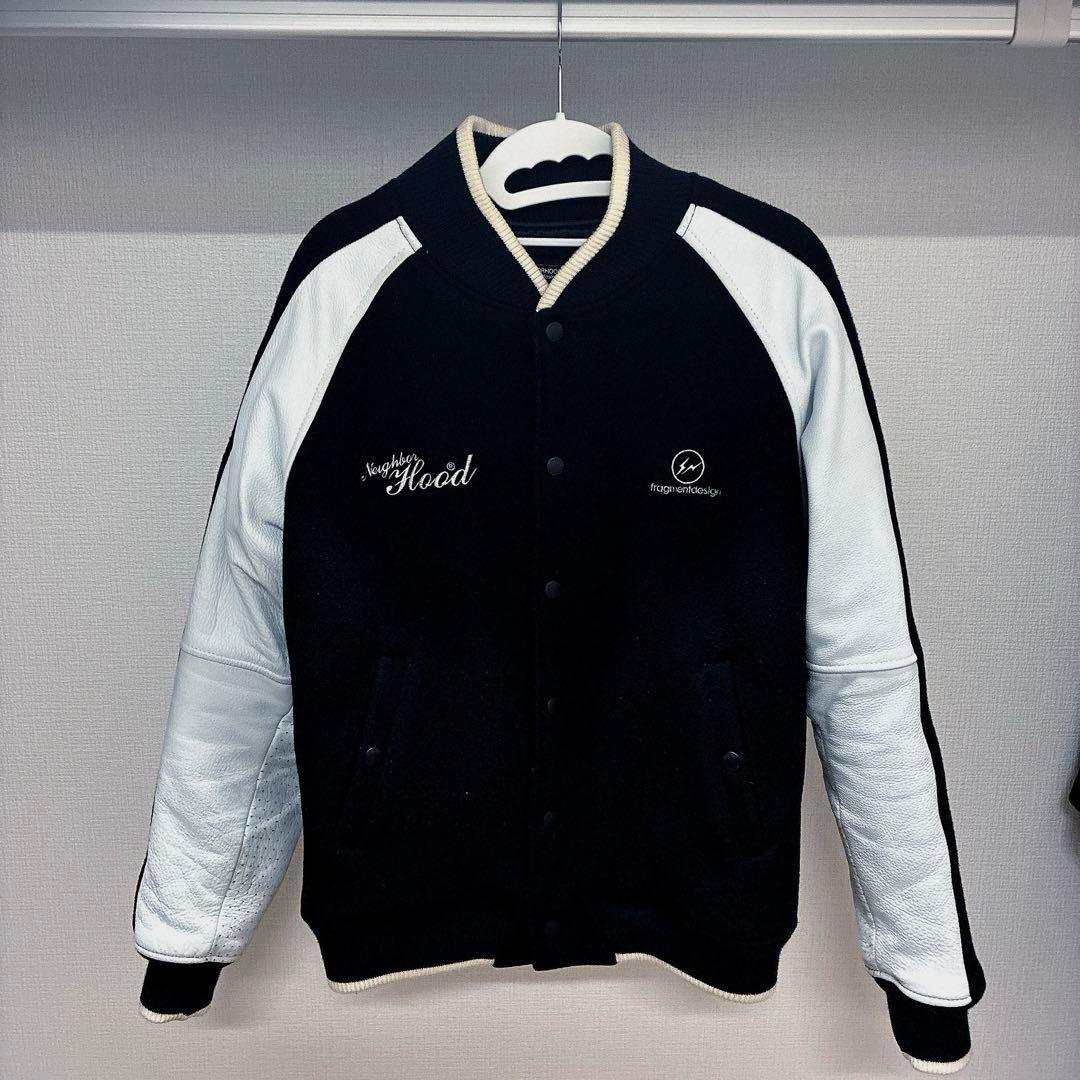 ネイバーフッド fragmentdesign スタジャン NH3204 黒✕白 - メルカリ