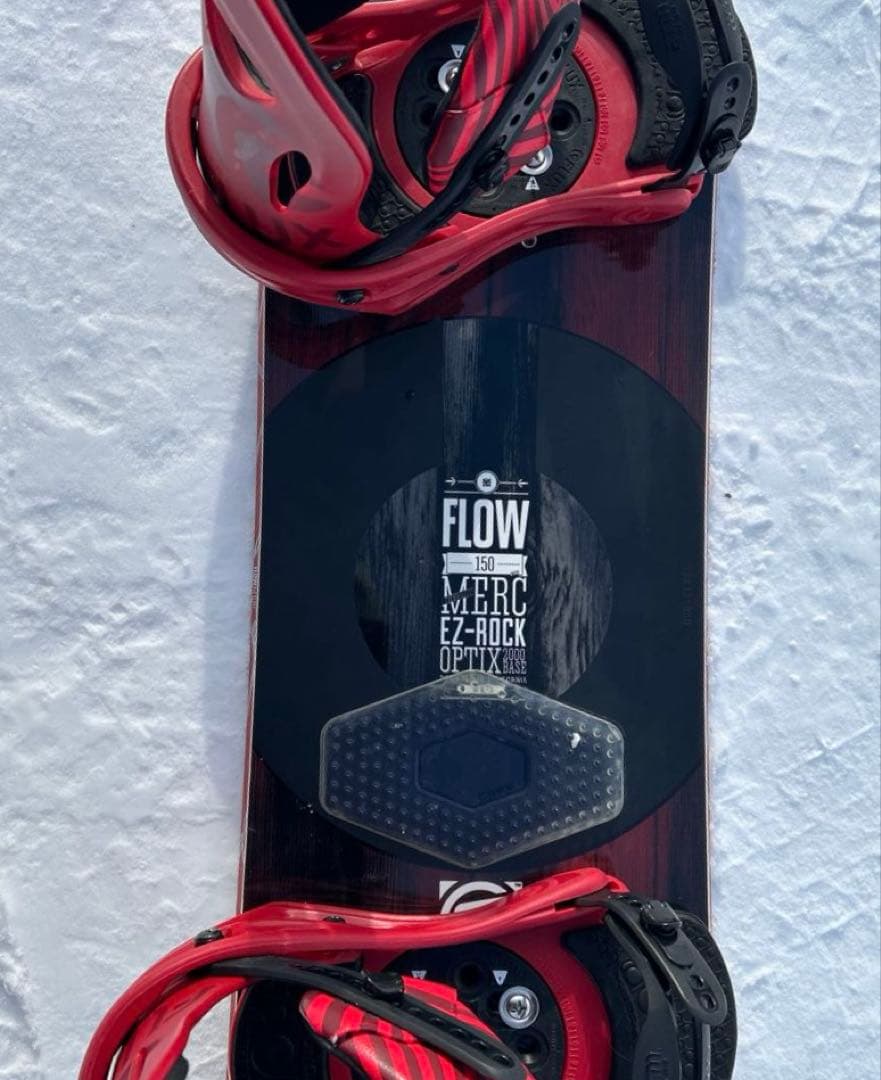 Flow Merc 150 スノーボード✖️フラックスビンディングPR Mサイズ
