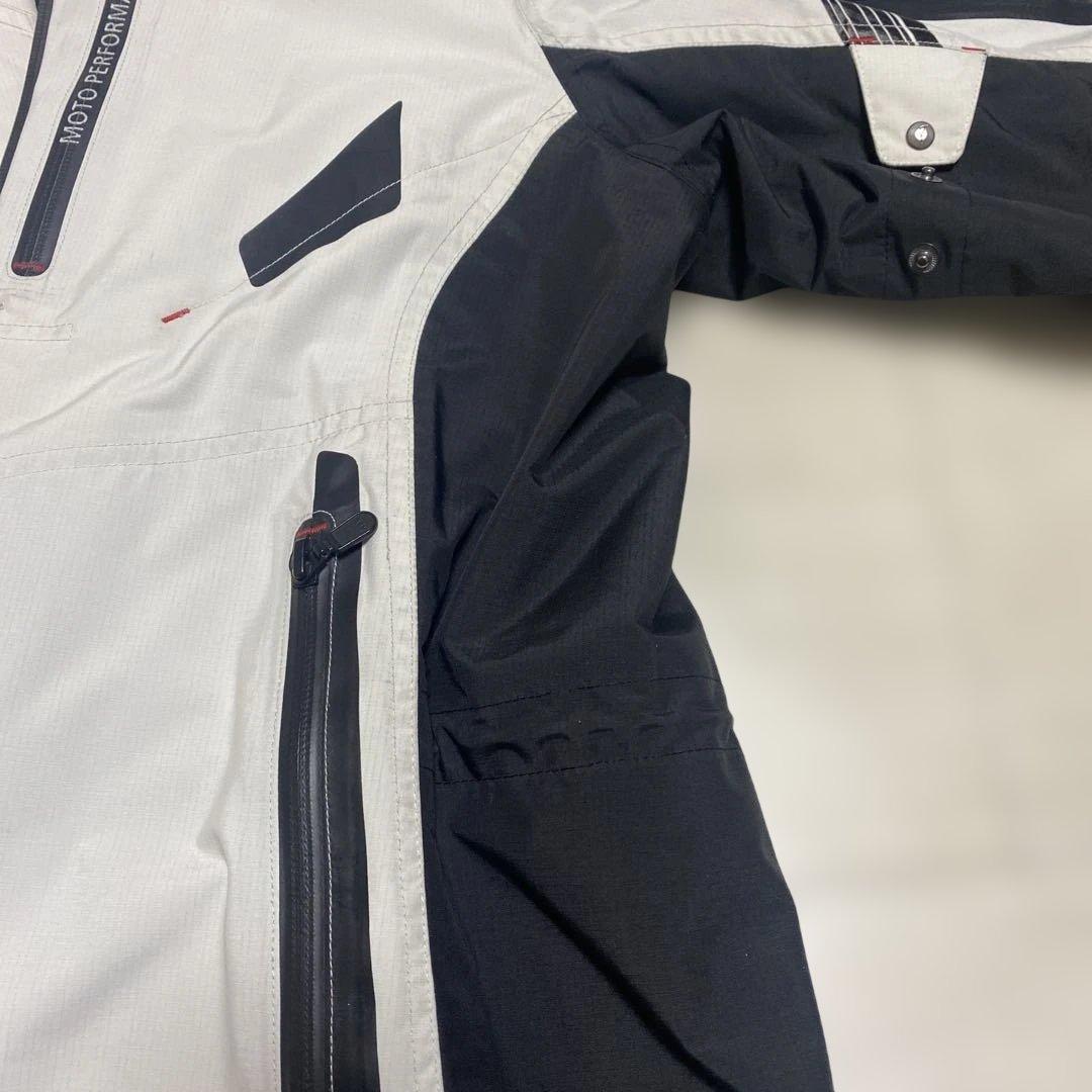 モーターサイクルパフォーマンスジャケット ホワイト/ブラック