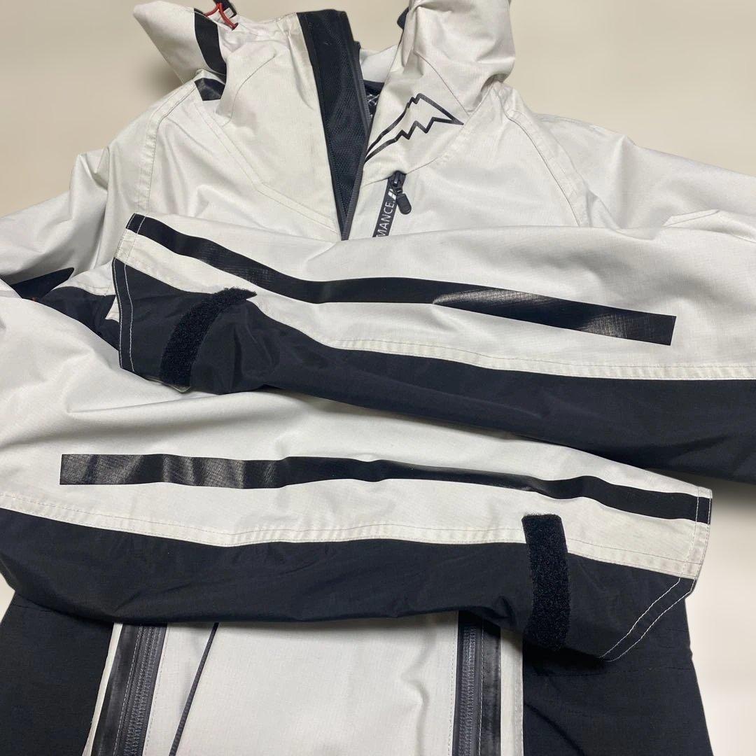 モーターサイクルパフォーマンスジャケット ホワイト/ブラック