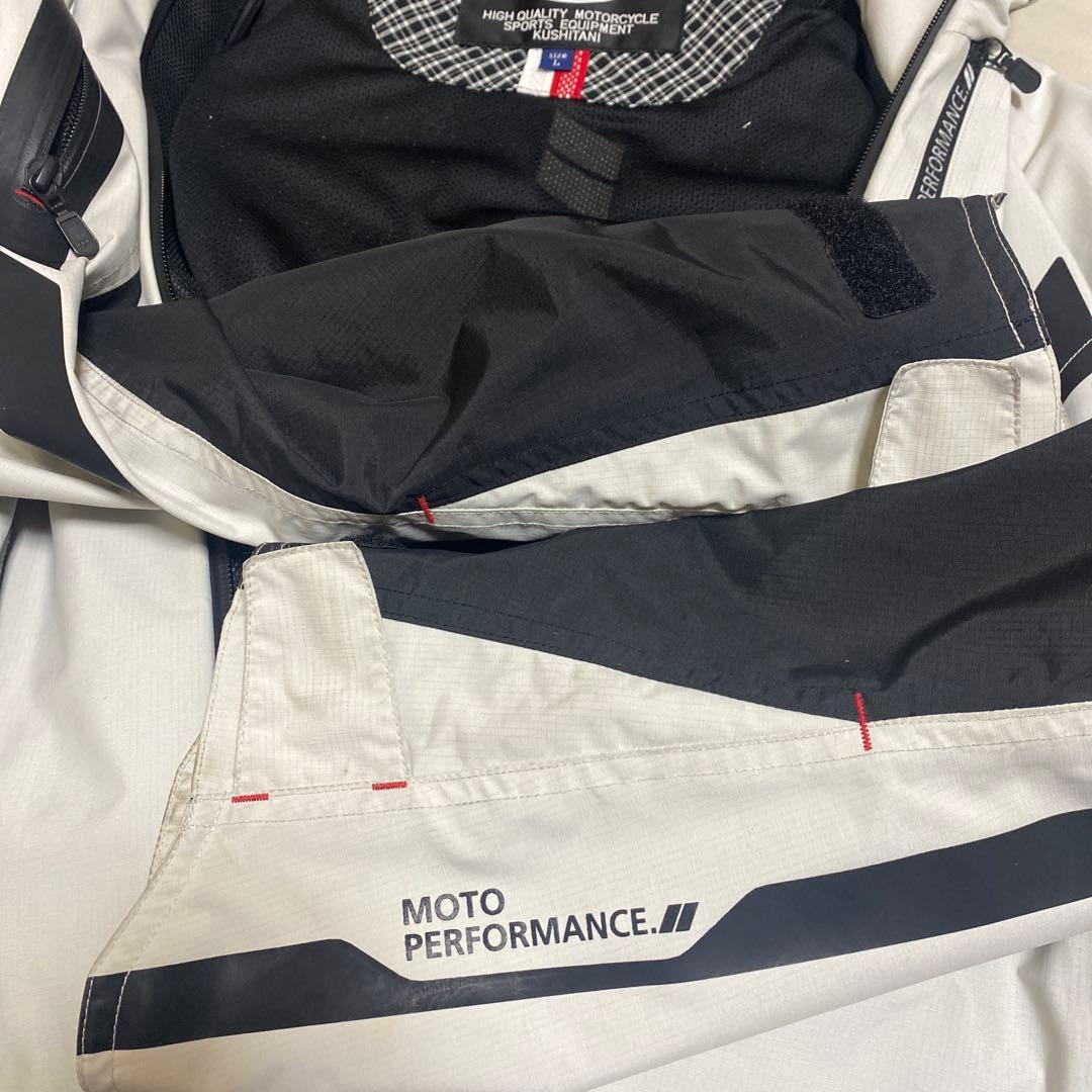 モーターサイクルパフォーマンスジャケット ホワイト/ブラック