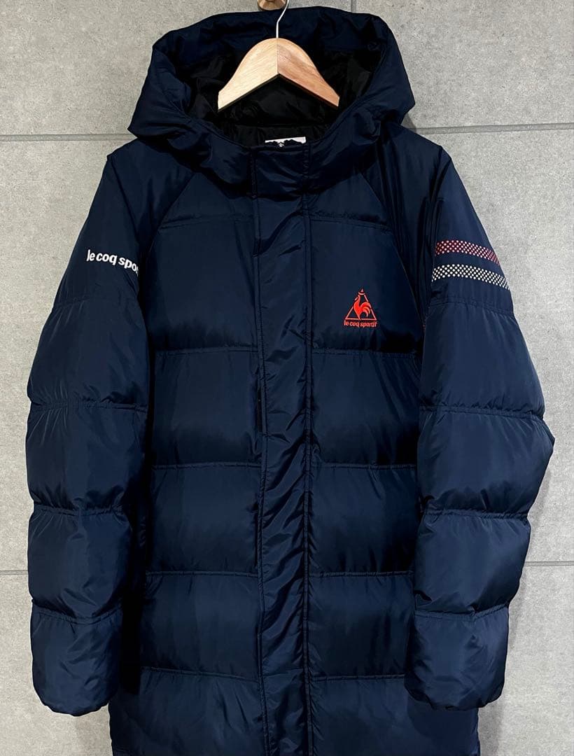 le coq sportif ダウン ベンチコート ロングダウンコート ネイビー