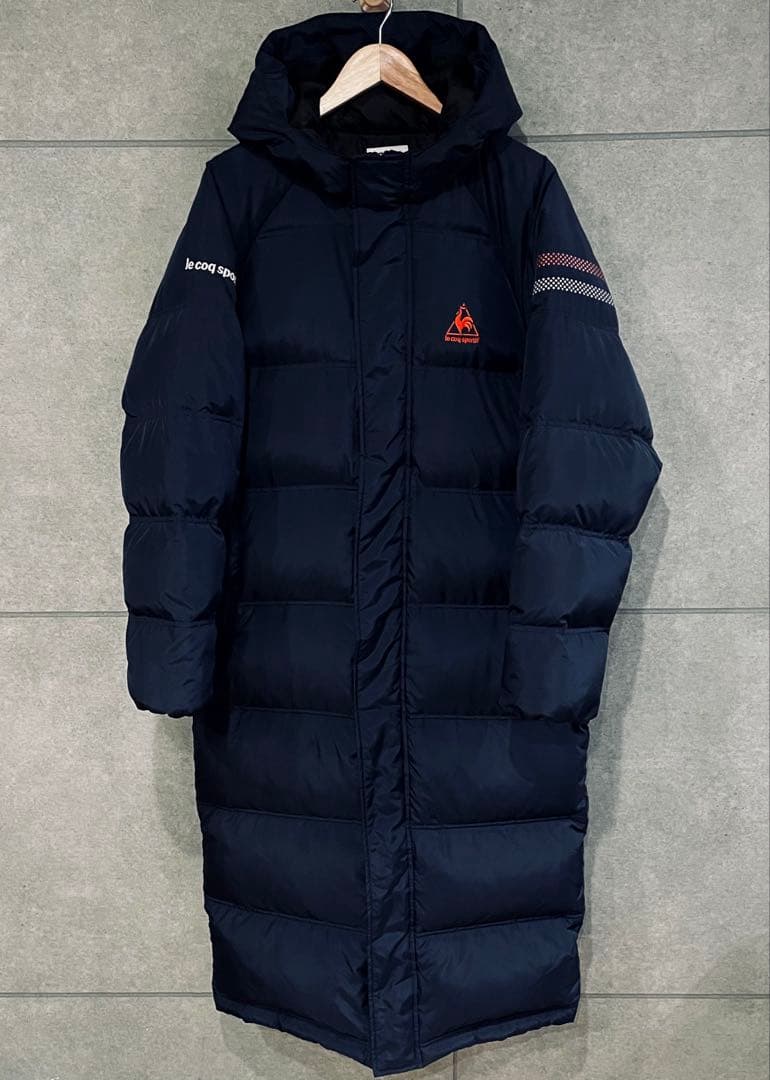le coq sportif ダウン ベンチコート ロングダウンコート ネイビー