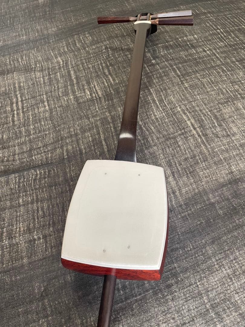 和胡弓紫檀材，胴かりん，弓，付属品付き