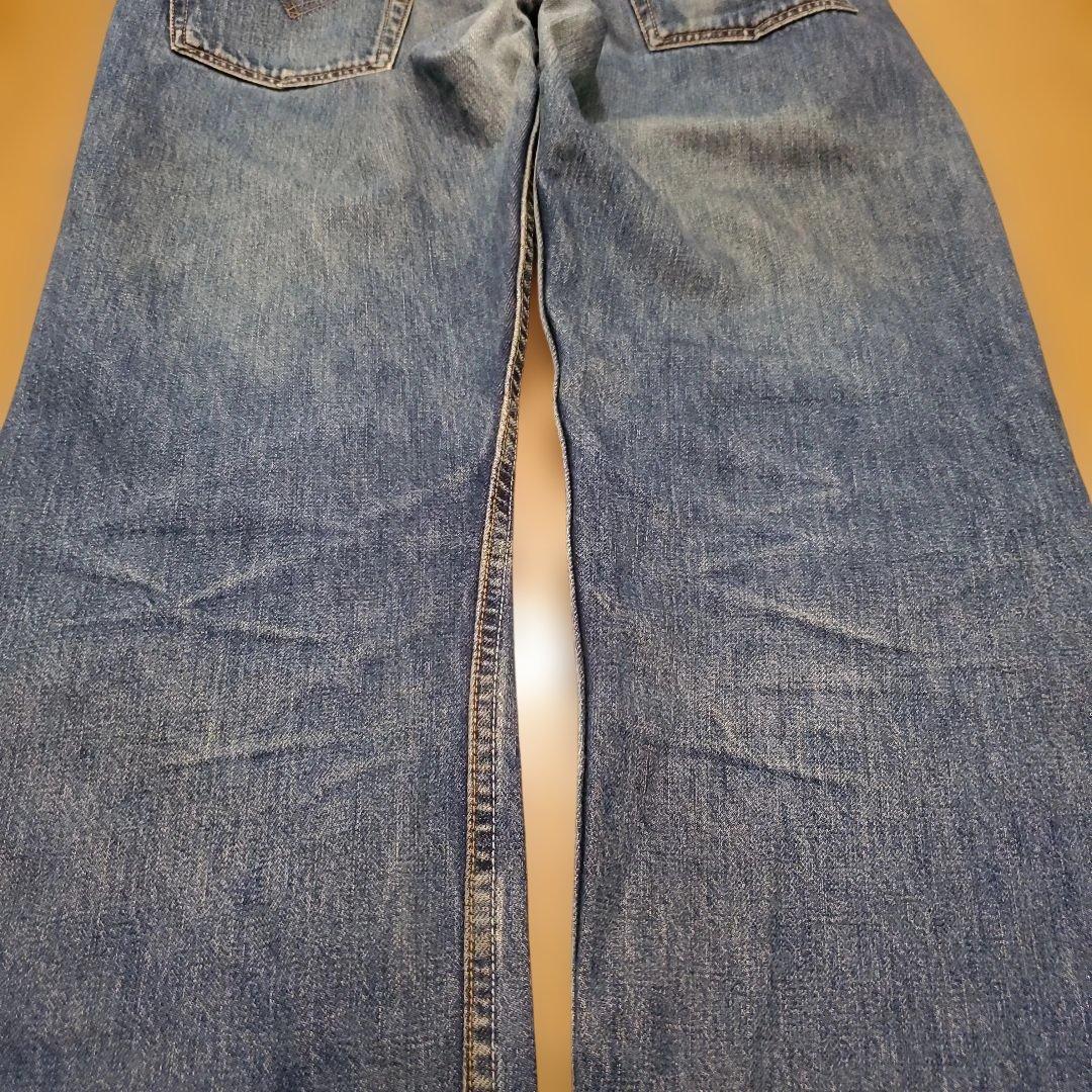 鬼ヒゲ 縦落ち 00s USA製 Levi's リーバイス501 W34×L32 鬼ヒゲ W34×L32