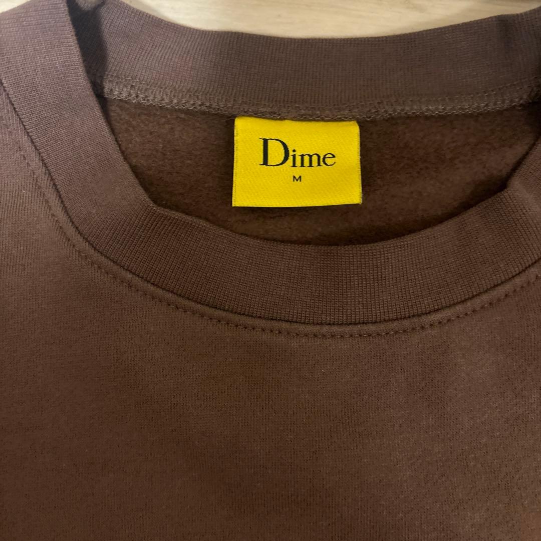 Dime ブラウン スウェット M