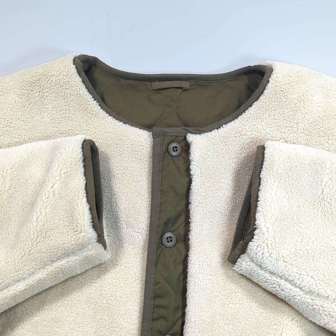 TAION XXL ミリタリー リバーシブル クルーネック ダウンジャケット