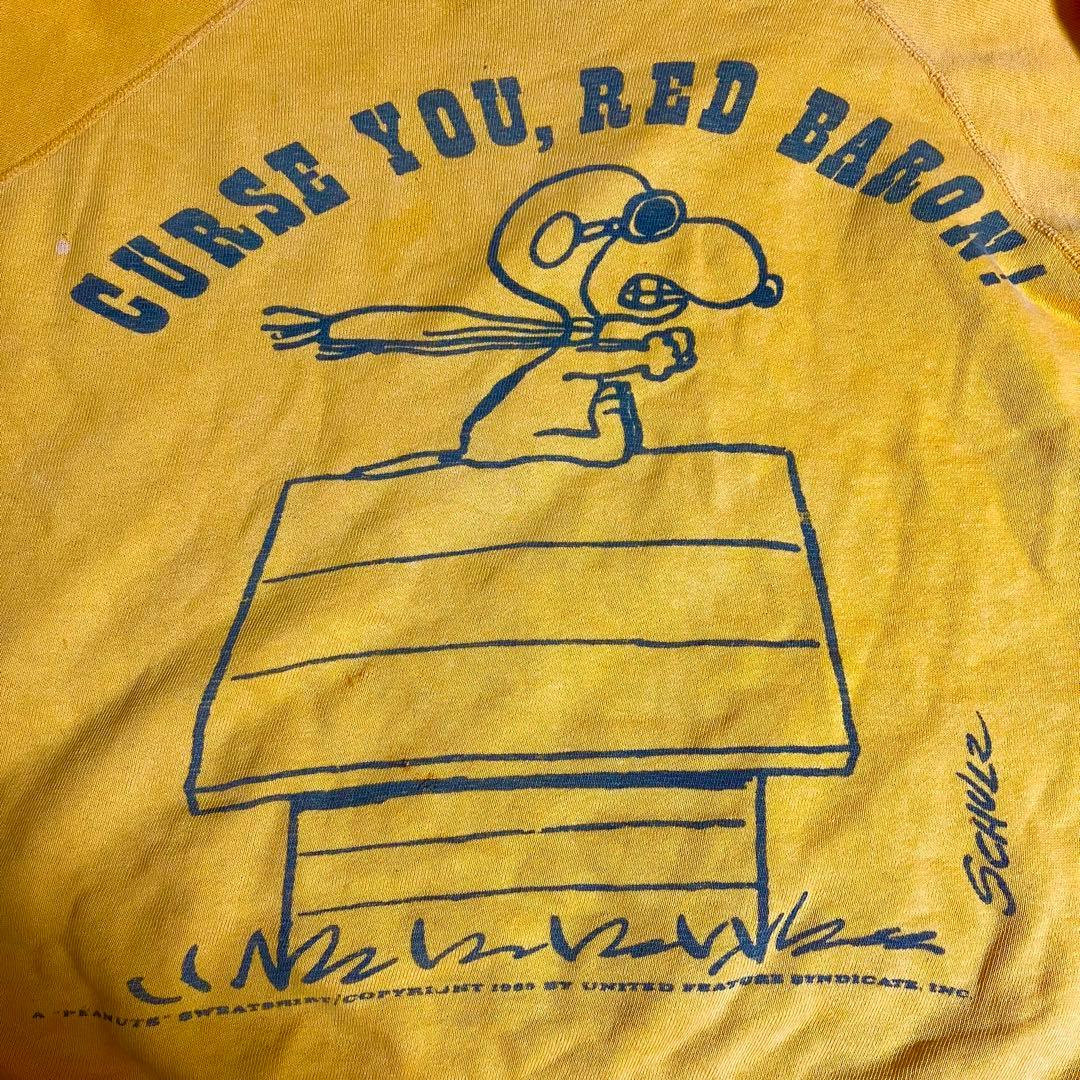 60s ヴィンテージ spruce レッドバロン snoopy スウェット - メルカリ
