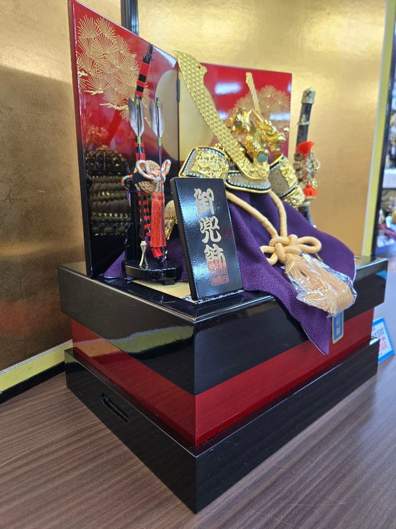 展示品限り】五月人形 兜 鍬形 収納飾り ※閉店セール S40 - メルカリ