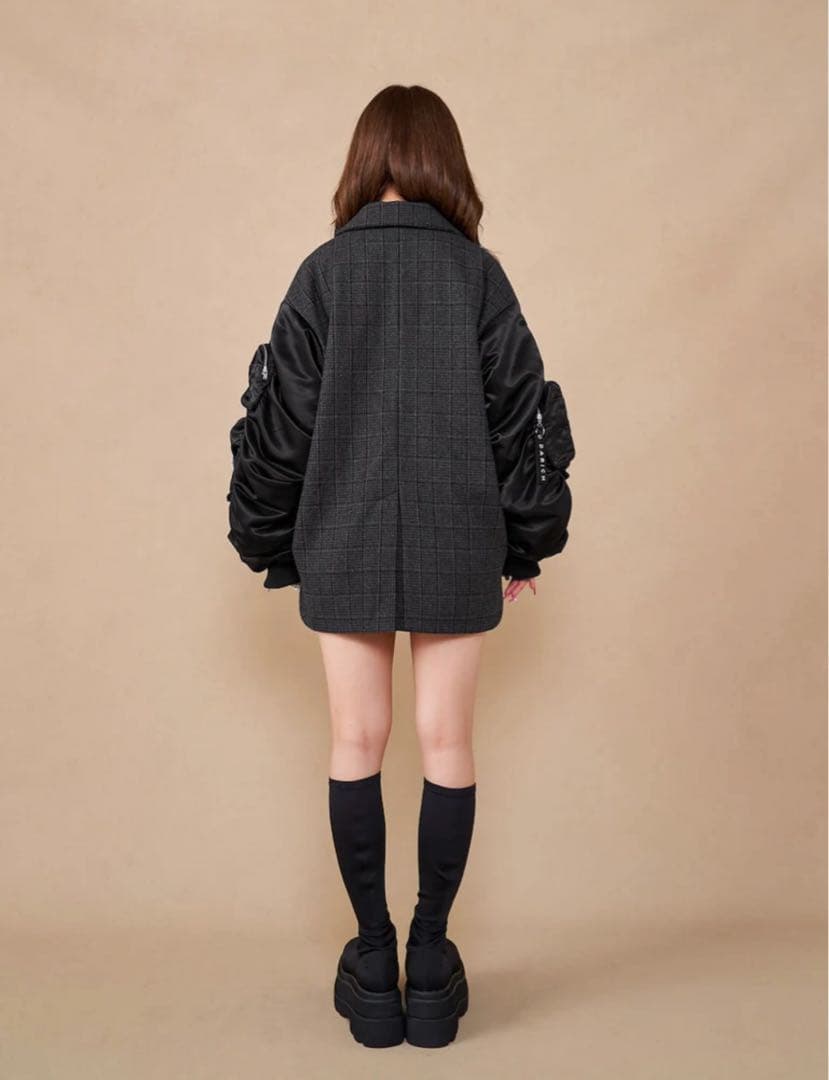 Darich ダーリッチ チェックドッキングブルゾン