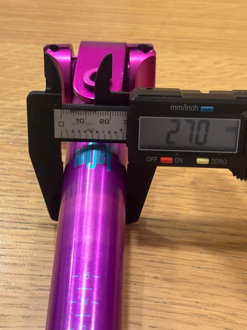 Ringle MOBY リングル パープル シートポスト 27.0mm