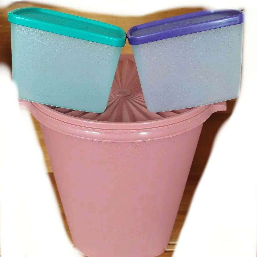 未使用 タッパーウェア マキシクィーンデコレーター タッパー2つセット