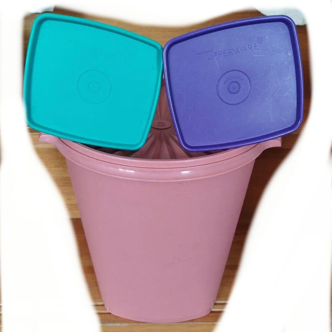 未使用 タッパーウェア マキシクィーンデコレーター タッパー2つセット