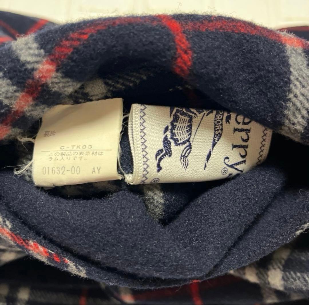 【美品・希少】 《BURBERRYS》ヴィンテージ リバーシブル ウール コート