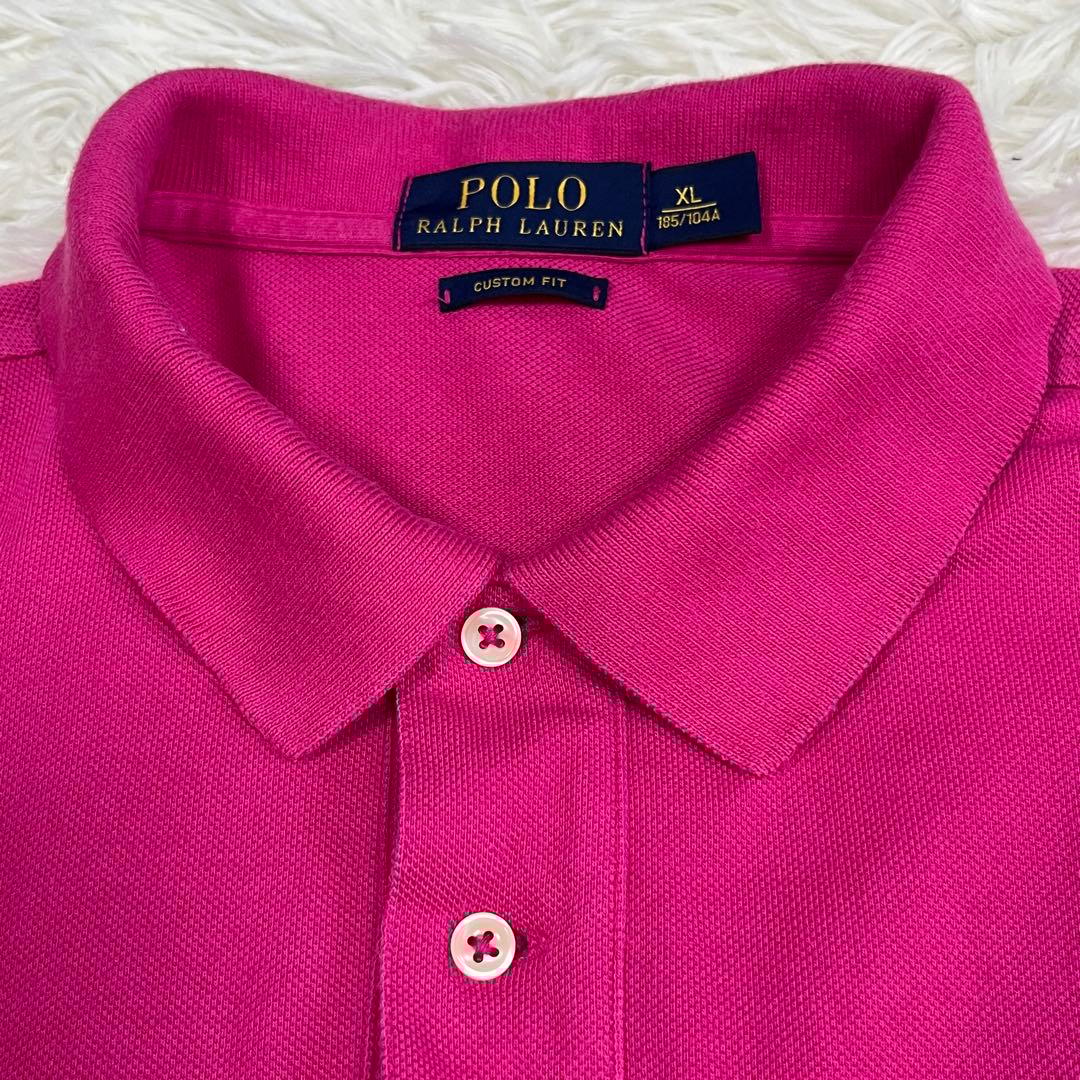 ラルフローレン ポロシャツ ビッグポニー ピンク 大きいサイズ XL
