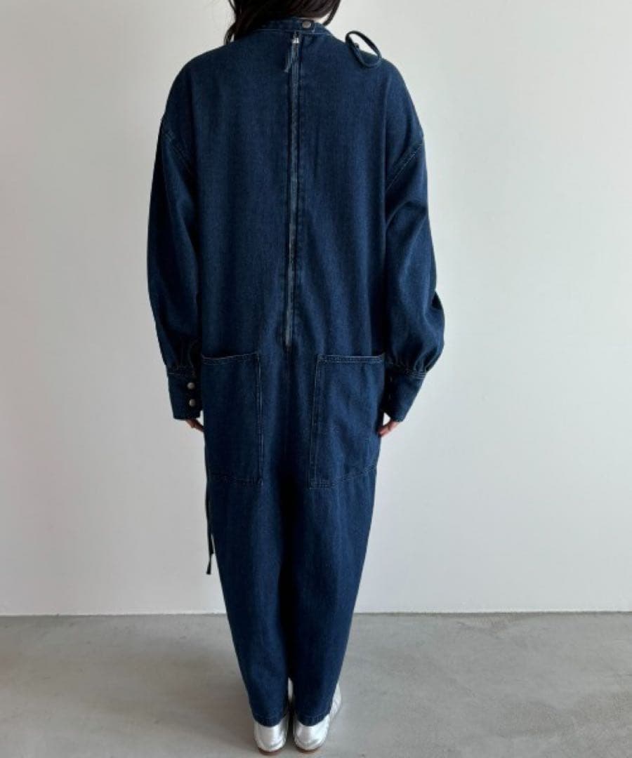 PERNA オールインワンフリンジ付きダークブルーオールインワン