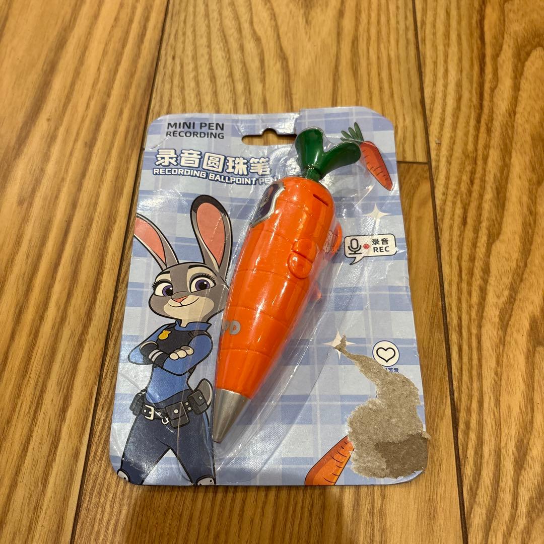 MINISO ズートピア ジュディニックにんじん型 ボールペン録音 - メルカリ