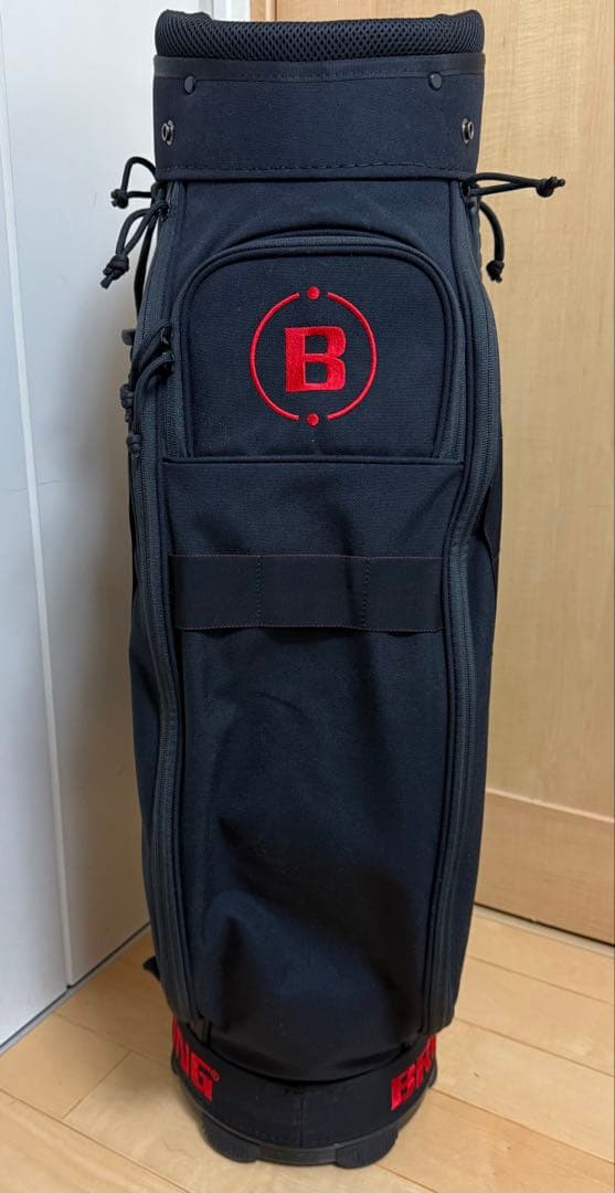 美品★ブリーフィング★キャディバッグ★ゴルフ★BRIEFING★ゴルフバッグ★黒