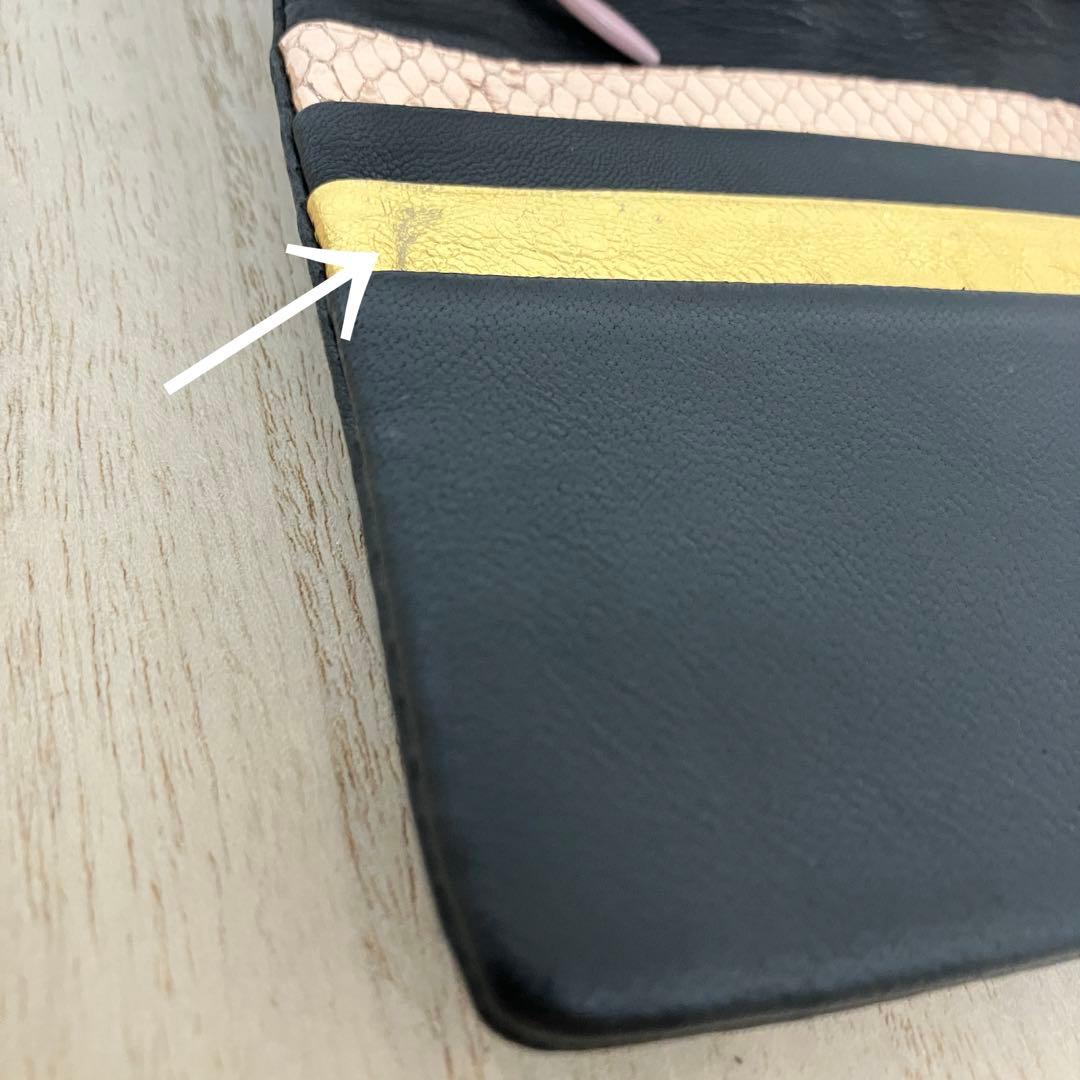 訳あり✨未使用✨ツモリチサト✨長財布✨ドロップ✨黒✨ブラック✨福財布 2025