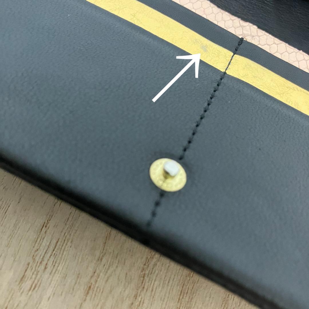 訳あり✨未使用✨ツモリチサト✨長財布✨ドロップ✨黒✨ブラック✨福財布 2025