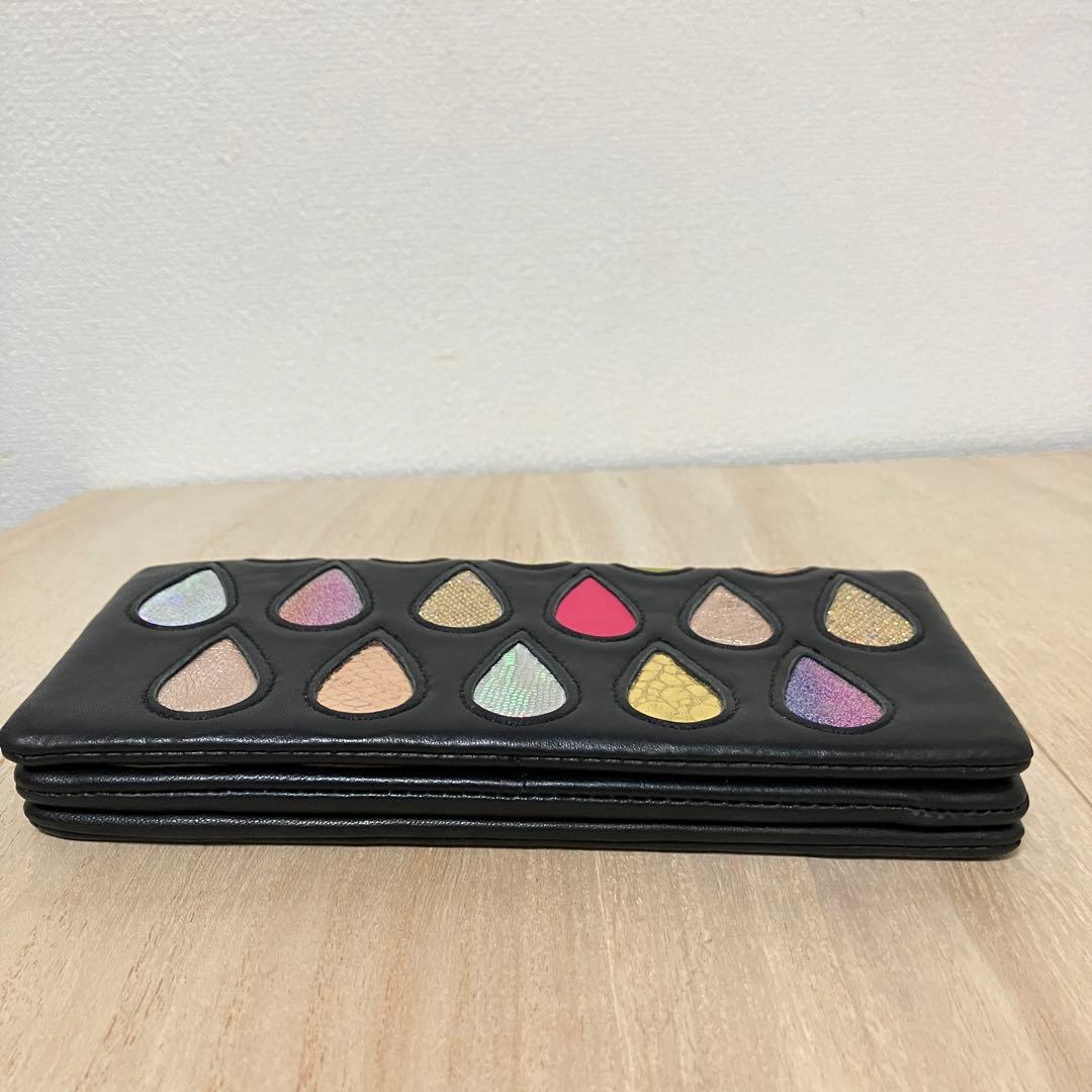 訳あり✨未使用✨ツモリチサト✨長財布✨ドロップ✨黒✨ブラック✨福財布 2025