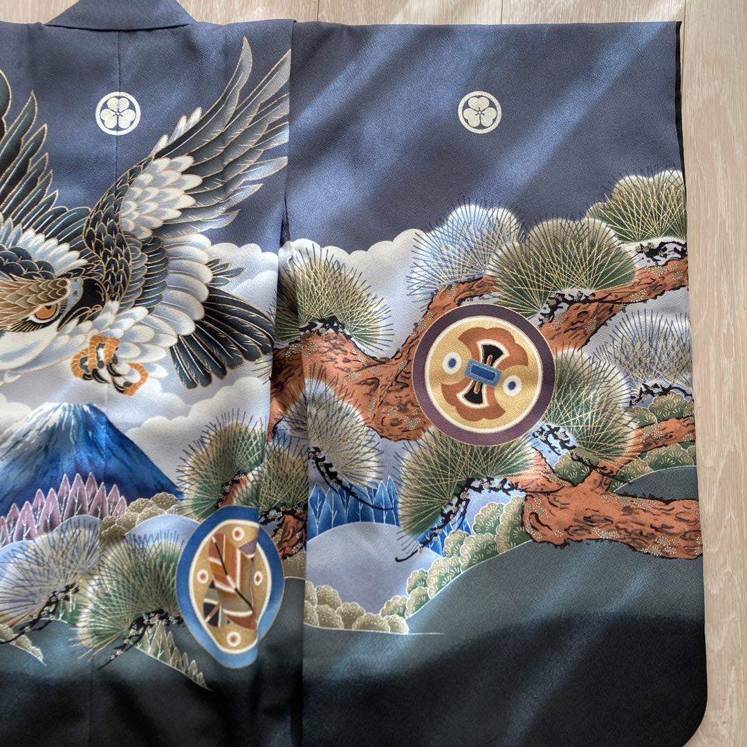 男の子　七五三　5歳　袴　羽織　着物　襦袢　小物セット