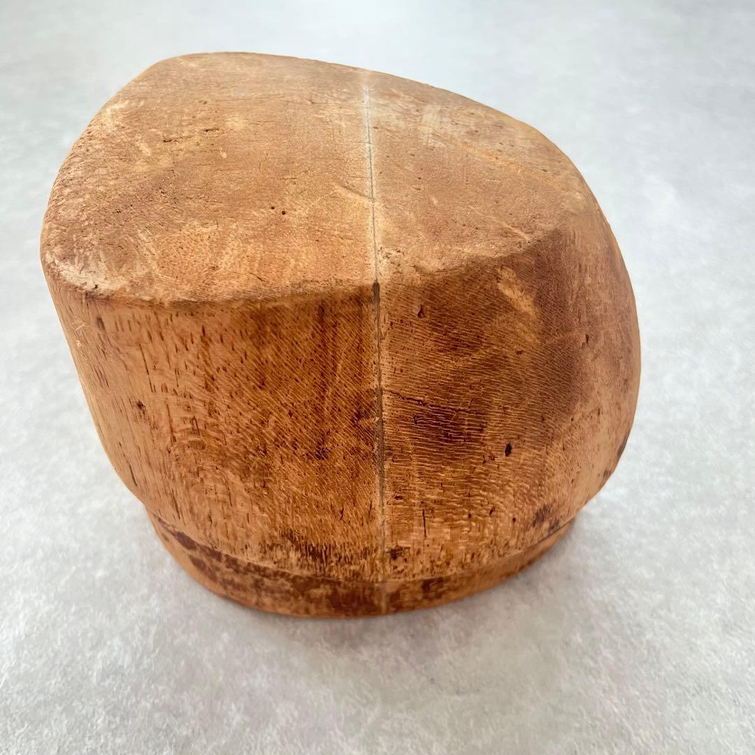 【古道具】アンティーク ウッドスタンド 木の塊