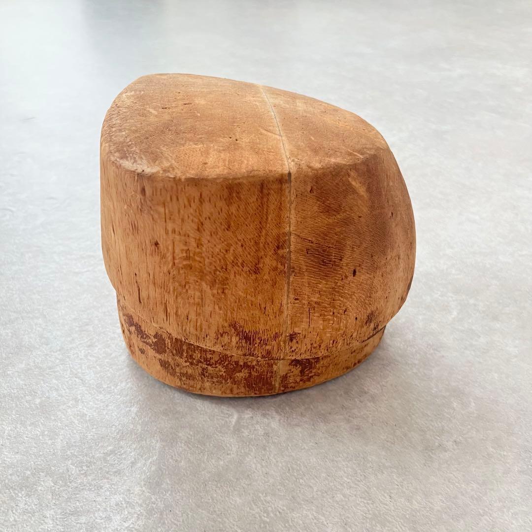 【古道具】アンティーク ウッドスタンド 木の塊