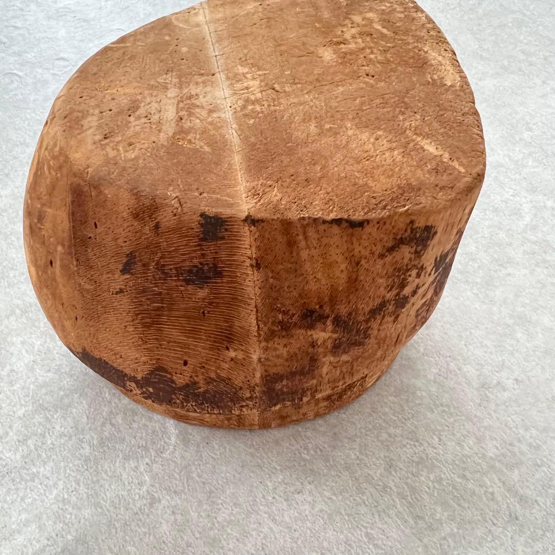 【古道具】アンティーク ウッドスタンド 木の塊
