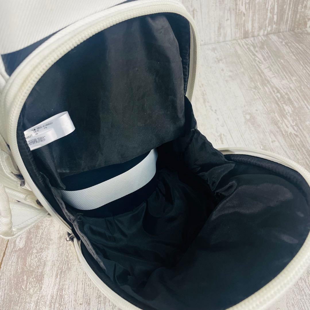 【限定品】パーリーゲイツ×SNOOPY スヌーピー キャディバッグ ボーダー柄