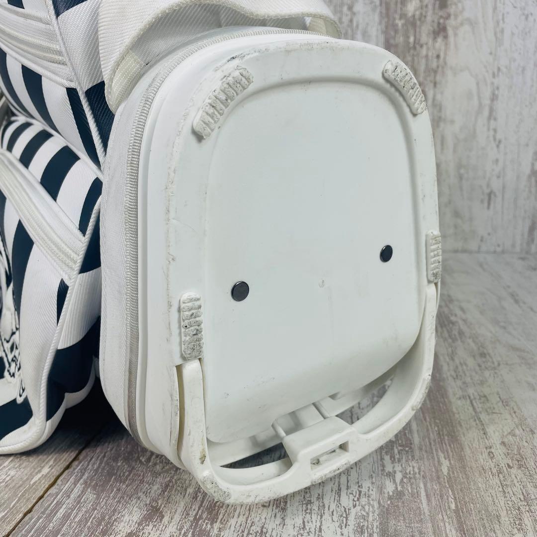 【限定品】パーリーゲイツ×SNOOPY スヌーピー キャディバッグ ボーダー柄