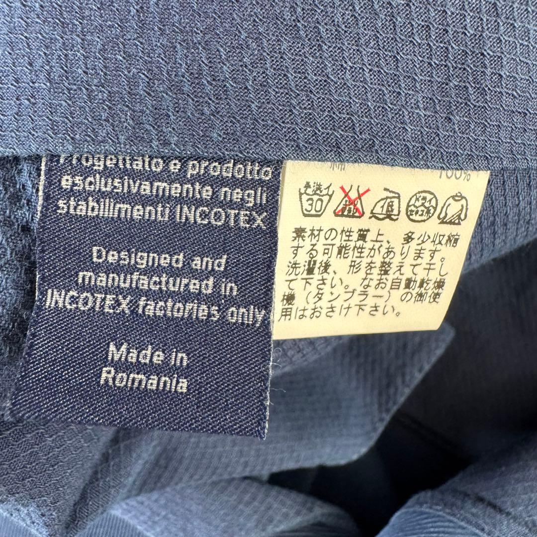 未使用品 INCOTEX インコテックス チノ ブルー 52