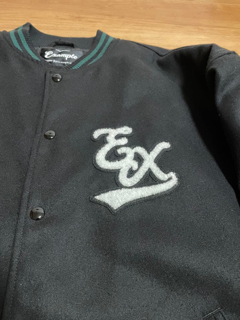 【美品‼️】EXAMPLE スタジャン　XL 黒