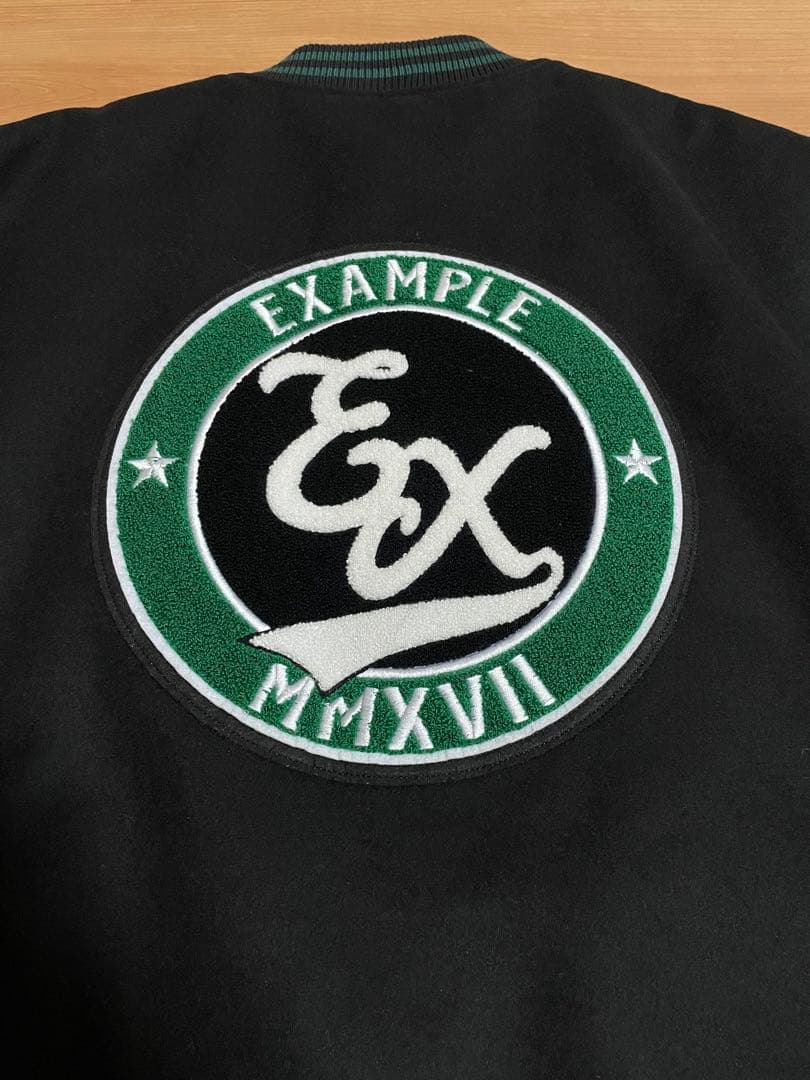 【美品‼️】EXAMPLE スタジャン　XL 黒