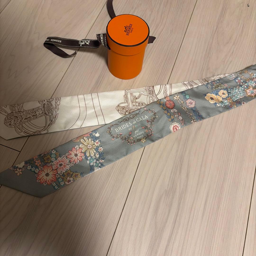 Hermèsツイリー ブリッドドゥガラアンフルール