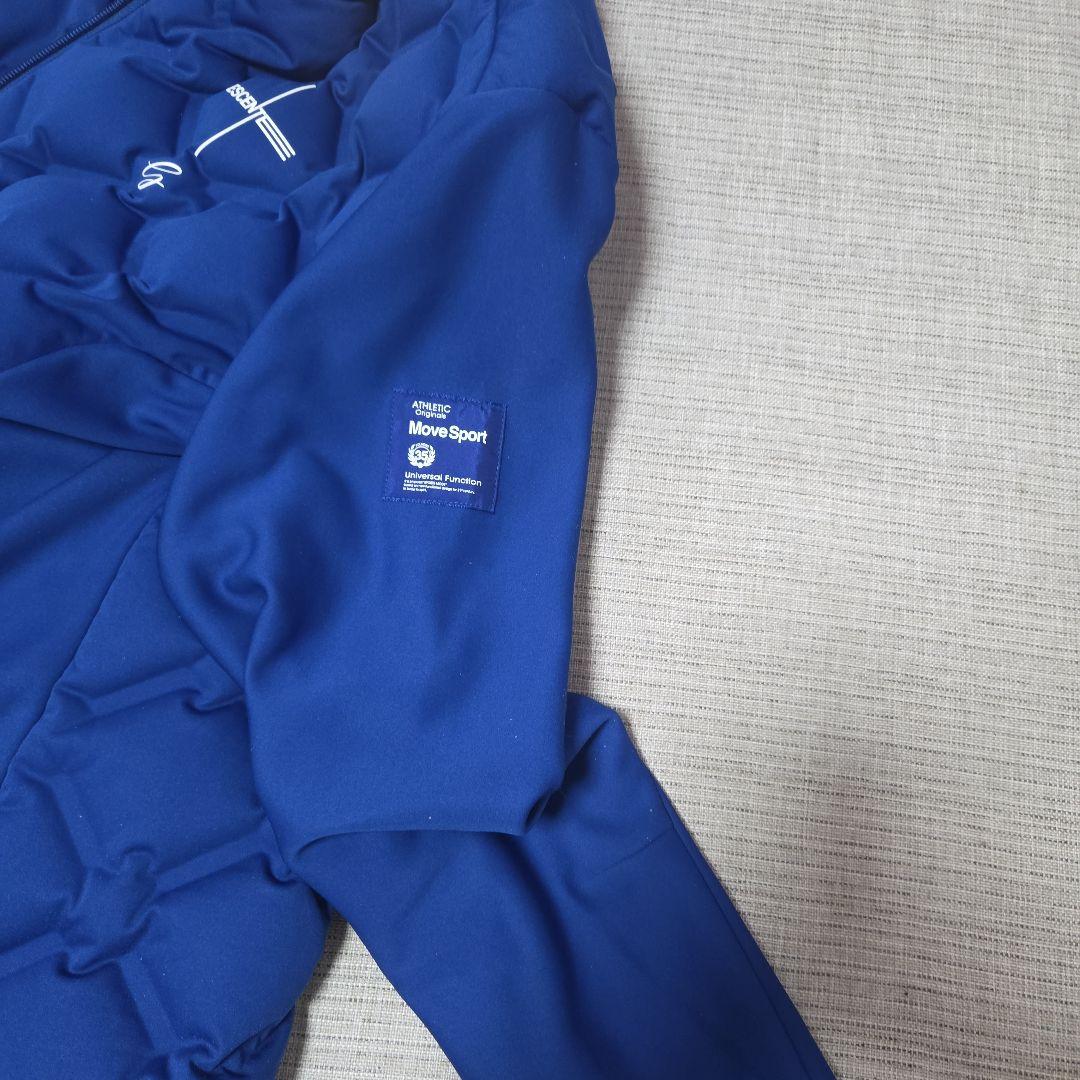 DESCENTE GOLF ダウンジャケット 青 Oサイズ