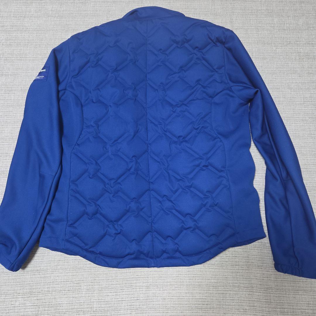 DESCENTE GOLF ダウンジャケット 青 Oサイズ