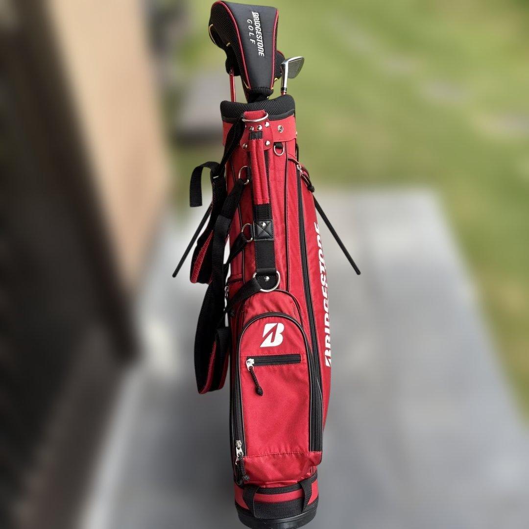 安いスポーツ - BRIDGESTONE GOLF キャディバッグ クラブセット レッド