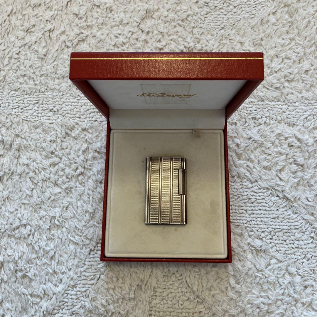 S.T. Dupont ストライプデザインライター ケース付き