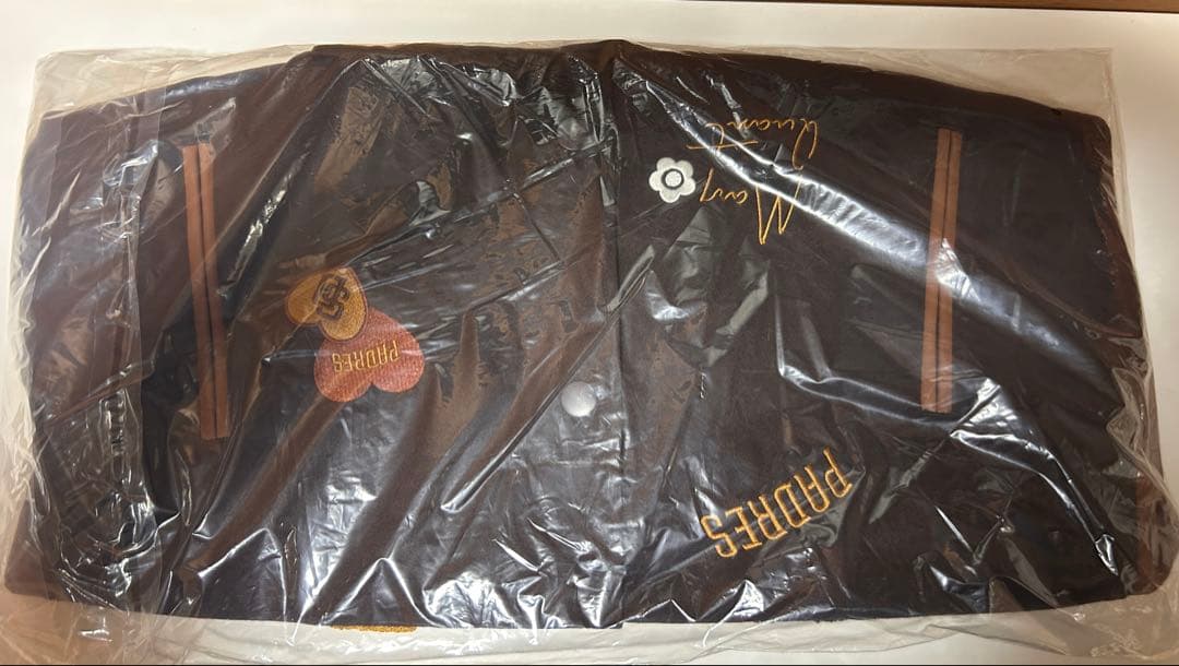 マリークワント スタジアムジャケット(ブラウン)サイズM